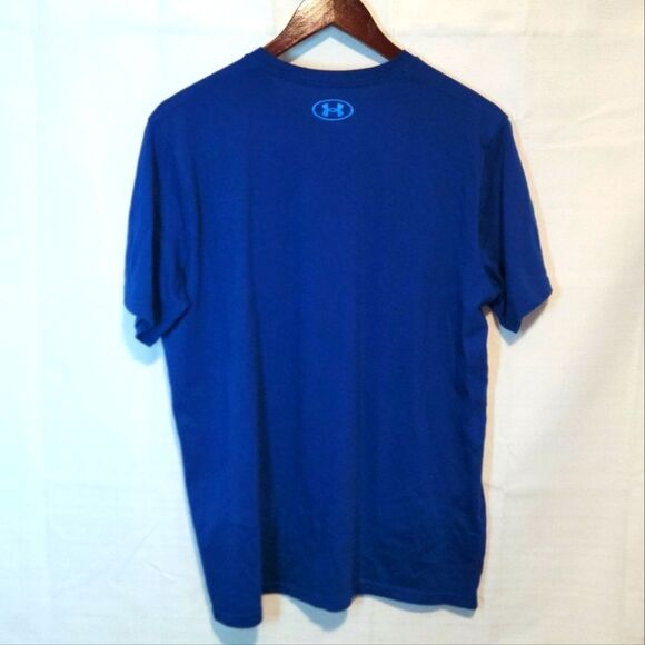 Under Armour Heat Gear Loose Tee Blue Size Large - Picture 6 of 9